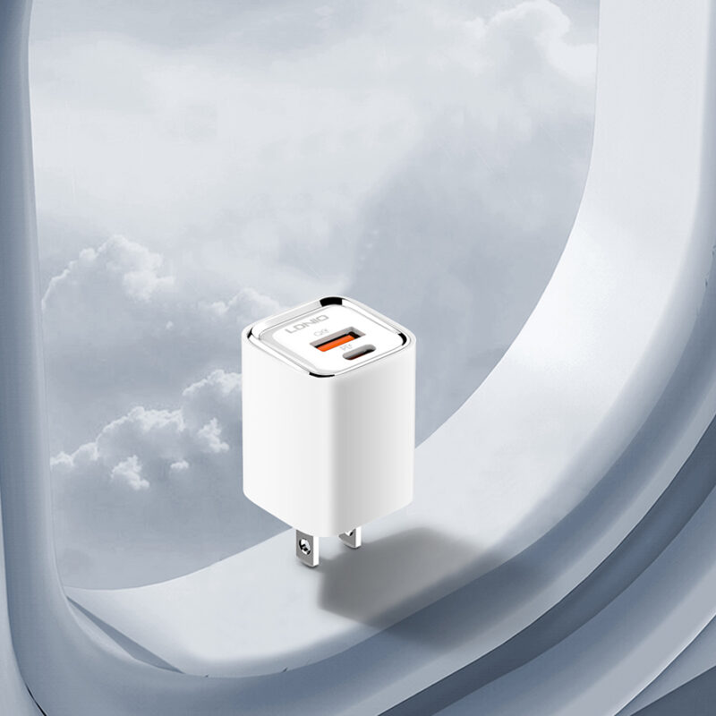 Istylei.com LDNIO Fast Wall Charger With USB Type C Ports 30W with EU 4.8 plug White A2317C
