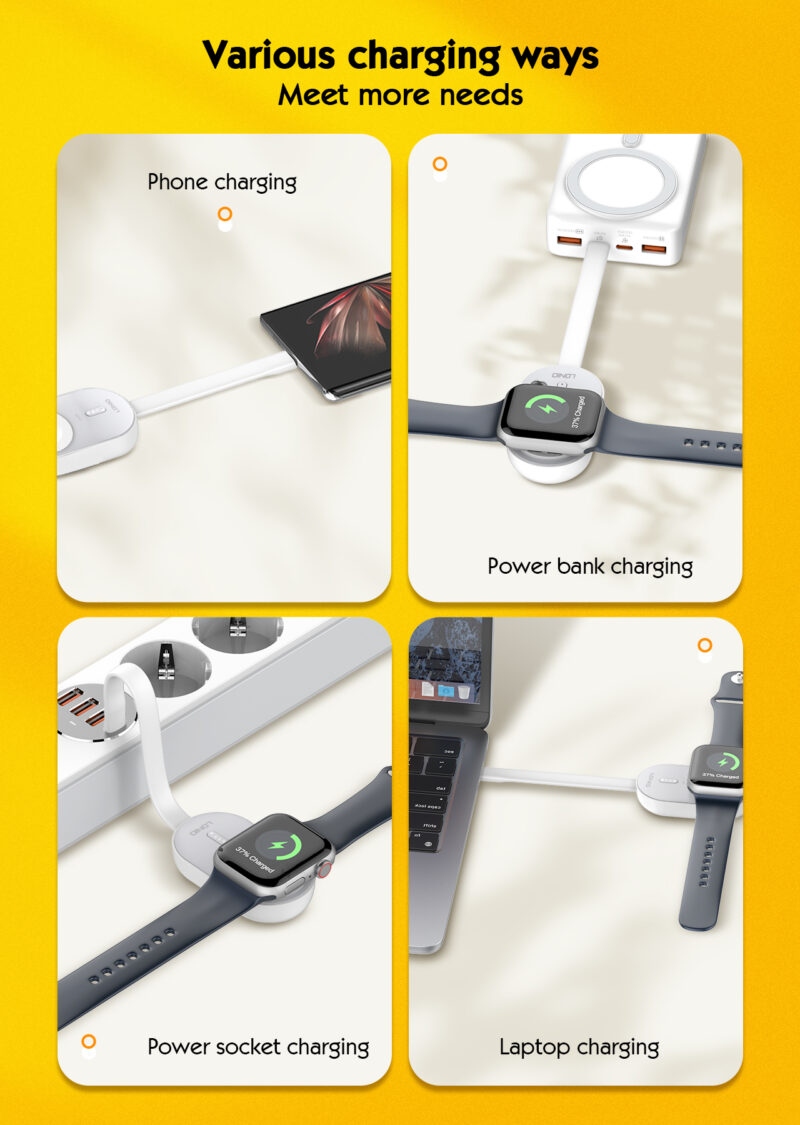 Istylei.com LDNIO iwatch Smart Watch Charger Magnetic Wireless Charging Compatible with iWatch Series